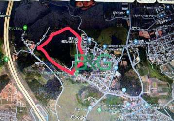 Terreno à venda, 85927 m² por r$ 40.000.000,00 - corredor - itaquaquecetuba/sp