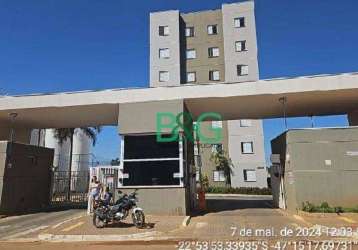 Apartamento com 2 dormitórios à venda, 40 m² por r$ 135.838,10 - jardim amanda i - monte mor/sp