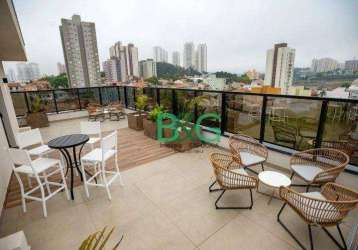 Apartamento com 1 dormitório à venda, 39 m² por r$ 388.287 - centro - são bernardo do campo/sp