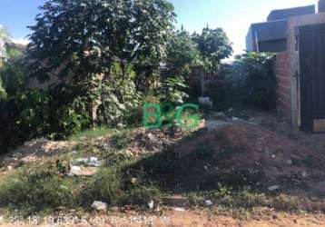 Terreno à venda, 125 m² por r$ 39.992 - parque jaraguá - bauru/sp