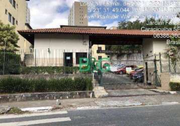 Apartamento com 2 dormitórios à venda, 46 m² por r$ 128.364 - jardim felipe - carapicuíba/sp