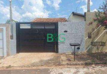 Casa com 2 dormitórios à venda, 67 m² por r$ 111.000 - parque bauru - bauru/sp