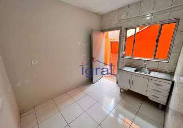 Casa com 1 dormitório para alugar, 30 m² por r$ 1.050,00/mês - vila guarani - são paulo/sp