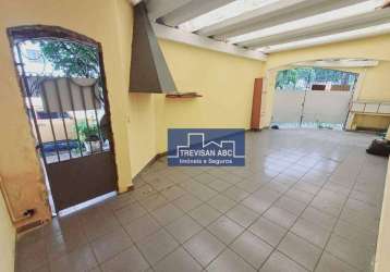 Sobrado à venda no planalto/sbc- 2 dorms, 2 wc, área de serviço e 3 vagas; 150 m².