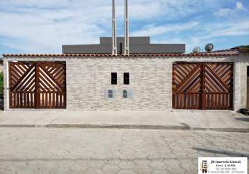 Casa geminada para venda em itanhaém, nossa senhora do sion, 2 dormitórios, 1 suíte, 2 banheiros, 1 vaga