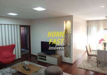 Apartamento com 3 dormitórios, 130 m² - venda por r$ 880.000,00 ou aluguel por r$ 5.500,00/mês - vila galvão - guarulhos/sp