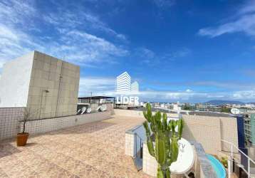 Cobertura próximo a praia do forte com vista para o mar - cabo frio (rj)