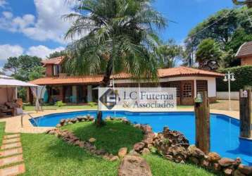 Casa com 4 dormitórios à venda, 605 m² por r$ 1.800.000,00 - cotia - cotia/sp