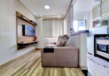 Apartamento à venda, 50 m² por r$ 187.000,00 - chácara letônia - americana/sp