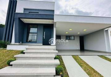 Casa com 3 dormitórios à venda, 158 m² por r$ 1.390.000,00 - loteamento residencial mac knight - santa bárbara d'oeste/sp