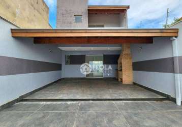 Casa com 2 dormitórios à venda, 133 m² por r$ 499.900,00 - jardim boer ii - americana/sp