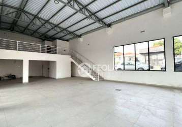 Salão para alugar, 300 m² por r$ 18.138/mês - vila cordenonsi - americana/sp