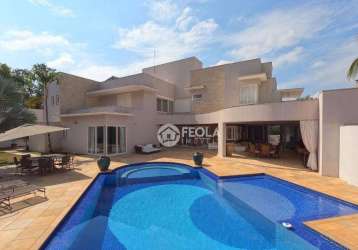 Casa com 4 dormitórios à venda, 840 m² por r$ 5.970.000,00 - jardim monte carlo - limeira/sp