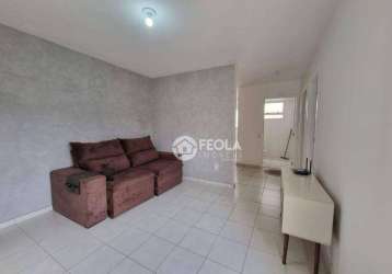 Apartamento com 2 dormitórios para alugar, 54 m² por r$ 1.150,00/mês - jardim da balsa ii - americana/sp