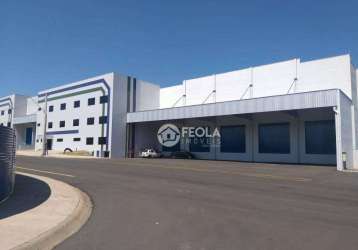 Salão para alugar, 6600 m² por r$ 89.000,00/mês - loteamento industrial salto grande i - americana/sp