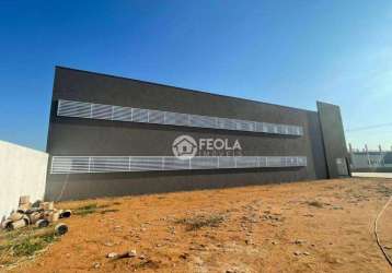 Salão para alugar, 3100 m² por r$ 35.800,00/mês - loteamento industrial jair faraone zanaga - americana/sp