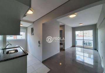 Apartamento com 2 dormitórios para alugar, 53 m² por r$ 2.048,00/mês - vila rehder - americana/sp