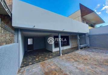 Casa com 3 dormitórios para alugar, 180 m² por r$ 5.140,00/mês - centro - americana/sp