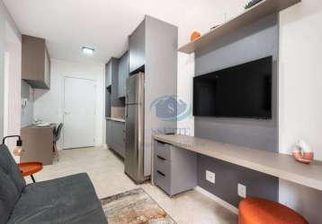 Studio com 1 dormitório para alugar, 31 m² por r$ 4.320,00/mês - pinheiros - são paulo/sp