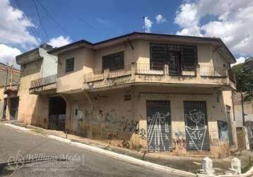 Compre sobrado para renda com 3 casas e salão comercial em vila virginia/sp