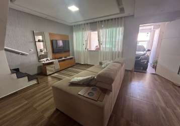 Sobrado com 3 dormitórios e 2 duas vagas à venda, 125m² por r$800.000,00 - jardim toscana, guarulho