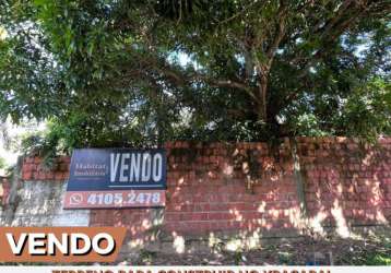 Vendo terreno para construir no icaraí, próximo a avenida central.