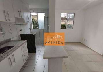 Apartamento com 2 dormitórios à venda, 47 m² por r$ 275.000,00 - residencial spazio poeme - paulínia/sp