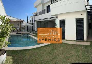 Sobrado com 3 dormitórios à venda, 380 m² por r$ 3.690.000 - villa lobos - paulínia/sp