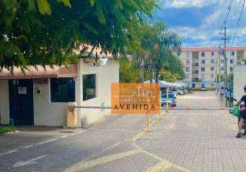 Apartamento com 2 dormitórios à venda, 43 m² por r$ 180.000 - parque yolanda (nova veneza) - sumaré/sp