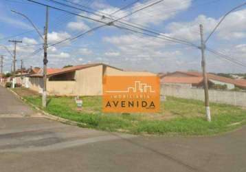 Terreno à venda, 354 m² por r$ 535.000,00 - jardim fortaleza - paulínia/sp