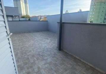 Cobertura com 2 dormitórios à venda, 38 m² por r$ 289.000,00 - vila príncipe de gales - santo andré/sp