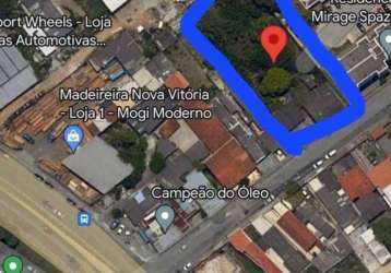 Terreno à venda, 1500 m² por r$ 850.000,00 - mogi moderno - mogi das cruzes/sp