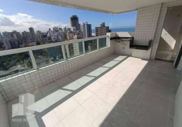 Apartamento à venda, 80 m² por r$ 550.000,00 - caiçara - praia grande/sp