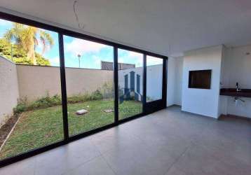 Sobrado com 3 dormitórios à venda, 280 m² por r$ 1.651.600,00 - santo inácio - curitiba/pr