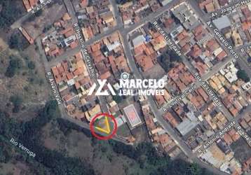 Vendo terreno de esquina em rua asfaltada no bairro recreio com 306,72 m² proxim