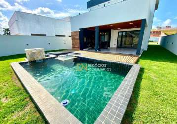 Casa com 4 dormitórios à venda, 360 m² por r$ 1.600.000,00 - pium - parnamirim/rn