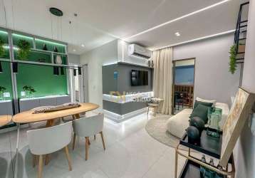 Apartamento com 2 dormitórios à venda, 58 m² por r$ 387.500,00 - capim macio - natal/rn
