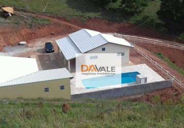 Chácara à venda, 26000 m² por r$ 600.000 - registro - taubaté/sp aceito permuta com imóvel em taubaté até 300.000