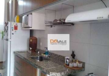 Apartamento à venda, 67 m² por r$ 260.000,00 - jardim rafael - caçapava/sp