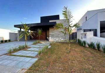 Casa com 3 dormitórios à venda, 230 m² por r$ 2.200.000,00 - alphaville nova esplanada - votorantim/sp