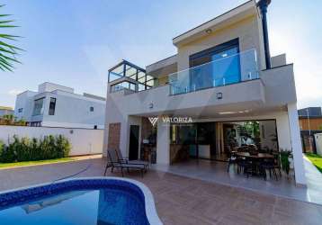 Casa com 3 dormitórios à venda, 326 m² por r$ 3.490.000,00 - alphaville nova esplanada - votorantim/sp