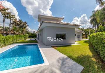 Casa com 4 dormitórios, 495 m² - venda por r$ 3.800.000,00 ou aluguel por r$ 17.017,26/mês - lago azul condomínio e golfe clube - araçoiaba da serra/sp