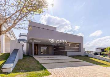 Casa com 3 dormitórios à venda, 268 m² por r$ 2.670.000,00 - alphaville nova esplanada - votorantim/sp