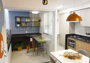 Apartamento 2/4 à venda, suíte, varanda gourmet, elevador na zona sul de uberlândia com entrada parcelada