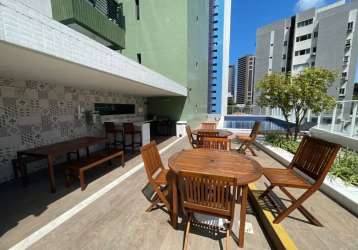 Apto no miramar- 84,81m²- 03qts s/ 01ste + dce- 02vgs- lazer completo!