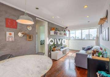 Apartamento com 1 dormitório à venda, 57 m² por r$ 450.000,00 - mirandópolis - são paulo/sp