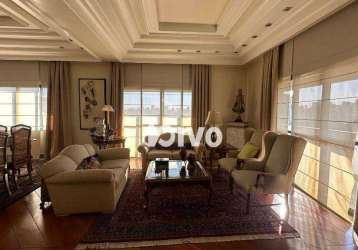 Cobertura com 3 quartos à venda, 472 m² por r$ 3.695.000 - moema pássaros