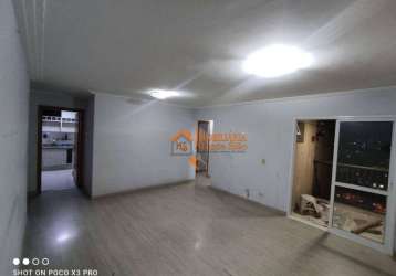 Apartamento com 3 dormitórios para alugar, 76 m² por r$ 3.010,00/mês - jardim nova taboão - guarulhos/sp