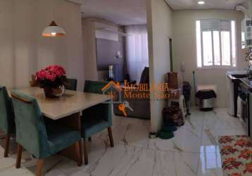 Apartamento com 2 dormitórios à venda, 40 m² por r$ 329.000,00 - jardim las vegas - guarulhos/sp