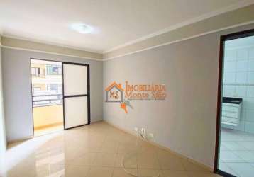 Apartamento com 2 dormitórios, 64 m² - venda por r$ 350.000,00 ou aluguel por r$ 2.276,00/mês - macedo - guarulhos/sp